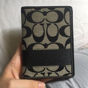 Coach passport holder